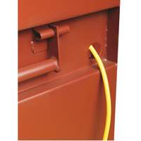 Armoire &agrave; tablettes Jobsite, Acier, 47,5 pi³, Rouge Helyx Safety & Industrial Supplies