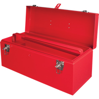 Coffre &agrave; outils portatif ATB100 avec plateau en m&eacute;tal pour outils, 8-3/4" P x 21" la x 9" h, Rouge Helyx Safety & Industrial Supplies