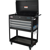Utility Cart, 4 Drawers, 18" L x 33" W x 39" H, Black Helyx Safety & Industrial Supplies