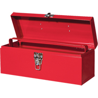 ATB100 Portable Tool Box with Metal Tool Tray, 6" D x 16" W x 6-1/2" H, Red Helyx Safety & Industrial Supplies