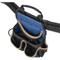 Combin&eacute;s de ceinture &agrave; outils &agrave; 20 pochettes, Polyester, Noir Helyx Safety & Industrial Supplies