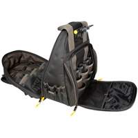 Sacs &agrave; dos pour outils Techgear &agrave; 53 pochettes, 16" lo x 13-1/4" la, Noir, Polyester Helyx Safety & Industrial Supplies