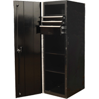 Armoire lat&eacute;rale s&eacute;rie RX, 3 tiroirs, 19" la x 25" p x 61" h, Noir Helyx Safety & Industrial Supplies