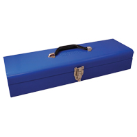 Coffre &agrave; outils compact &agrave; usages multiples, 20" P x 6-1/4" la x 5" h, Bleu Helyx Safety & Industrial Supplies