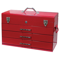 Coffre &agrave; outils, 9-3/5" P x 21-3/10" la x 14-1/2" h, Rouge Helyx Safety & Industrial Supplies