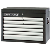 Coffre sup&eacute;rieur - 8 tiroirs, 26" la, 8 tiroirs, Noir Helyx Safety & Industrial Supplies