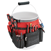 Sac organiseur pour seau, 10" lo x 10" la x 13-1/2" h, Nylon, Rouge Helyx Safety & Industrial Supplies