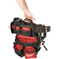 Contractor Work Belt With  Suspension Rig, Nylon, Black Helyx Safety & Industrial Supplies