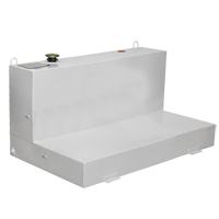 R&eacute;servoir de transfert pour carburant en acier, Acier, Capacit&eacute; 100 gal., Blanc Helyx Safety & Industrial Supplies