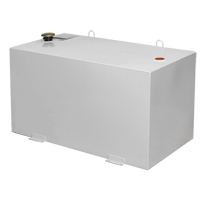 R&eacute;servoir de transfert pour carburant en acier, Acier, Capacit&eacute; 100 gal., Blanc Helyx Safety & Industrial Supplies