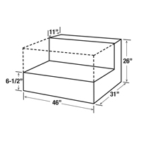 R&eacute;servoir de transfert pour carburant en acier, Acier, Capacit&eacute; 85 gal., Noir Helyx Safety & Industrial Supplies