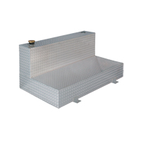 R&eacute;servoir de transfert pour carburant en aluminium, Aluminium, Capacit&eacute; 100 gal., Argent Helyx Safety & Industrial Supplies