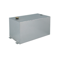 R&eacute;servoir de transfert pour carburant en aluminium, Aluminium, Capacit&eacute; 100 gal., Argent Helyx Safety & Industrial Supplies