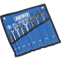 Jeu de cl&eacute;s &agrave; cliquet &agrave; t&ecirc;te fixe, Combinaison, 8 morceaux, Imp&eacute;rial Helyx Safety & Industrial Supplies
