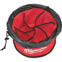 Sac range-tout style parachute, 11-4/5" lo x 11-4/5" la x 11" h, Nylon, Noir/Rouge Helyx Safety & Industrial Supplies