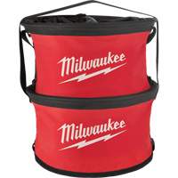 Sac range-tout style parachute, 11-4/5" lo x 11-4/5" la x 11" h, Nylon, Noir/Rouge Helyx Safety & Industrial Supplies