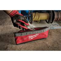 Multi-Size Zipper Pouches - Set of 3, Canvas, 3 Pockets, Black/Red Helyx Safety & Industrial Supplies