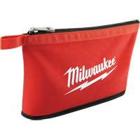 Coloured Zippered Pouches - Set of 3, Canvas, 3 Pockets, Black/Red Helyx Safety & Industrial Supplies