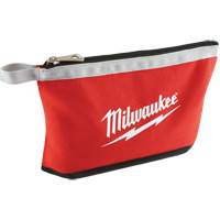 Coloured Zippered Pouches - Set of 3, Canvas, 3 Pockets, Black/Red Helyx Safety & Industrial Supplies