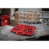 Packout Low-Profile Organizer, 19-3/4" x 16-2/5" x 2-1/2", Black/Red Helyx Safety & Industrial Supplies