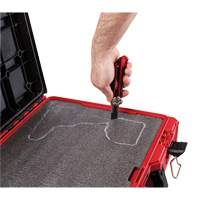 Packout Tool Case with Customizable Insert, 20-7/10" x 15-1/5" x 6-1/5", Black/Red Helyx Safety & Industrial Supplies