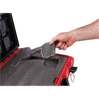 Packout Tool Case with Customizable Insert, 20-7/10" x 15-1/5" x 6-1/5", Black/Red Helyx Safety & Industrial Supplies