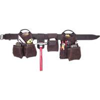 Ceintures &agrave; outils de luxe pour entrepreneur, Cuir, Havane Helyx Safety & Industrial Supplies