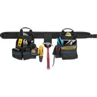 Ceinture &agrave; outils pour &eacute;lectricien, Polyester, Noir Helyx Safety & Industrial Supplies