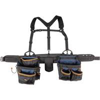 Ceinture &agrave; outils de luxe, Polyester, Noir Helyx Safety & Industrial Supplies