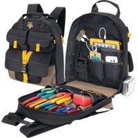 Sac &agrave; dos avec prises de recharge pour appareils &eacute;lectroniques, 13-1/2" lo x 5-1/4" la, Noir, Polyester Helyx Safety & Industrial Supplies