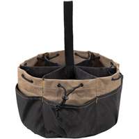 BUCKETBAG Tool Bag, Polyester, 18 Pockets, Black Helyx Safety & Industrial Supplies