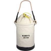 Sac &agrave; outils avec sommet style parachute, 11-1/2" lo x 11-1/2" la x 16" h, Toile, Beige Helyx Safety & Industrial Supplies