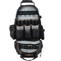 Arsenal&reg; 5843 Tool Backpack, 13-1/2" L x 8-1/2" W, Black, Polyester Helyx Safety & Industrial Supplies