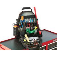 Arsenal&reg; 5843 Tool Backpack, 13-1/2" L x 8-1/2" W, Black, Polyester Helyx Safety & Industrial Supplies