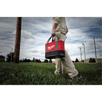Aerial Utility Oval Bag, Ballistic Nylon, 14 Pockets, Black/Red Helyx Safety & Industrial Supplies