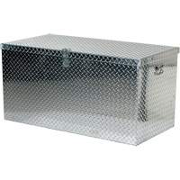 Boîte &agrave; outils portative en t&ocirc;le larm&eacute;e d'aluminium, 25-1/16" P x 49-1/4" la x 24" h, Argent Helyx Safety & Industrial Supplies