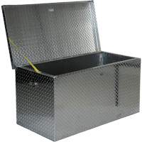 Boîte &agrave; outils portative en t&ocirc;le larm&eacute;e d'aluminium, 25-1/16" P x 49-1/4" la x 24" h, Argent Helyx Safety & Industrial Supplies