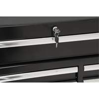 Industrial Tool Cart, 11 Drawers, 41" W x 18-3/4" D x 39-1/3" H, Black Helyx Safety & Industrial Supplies