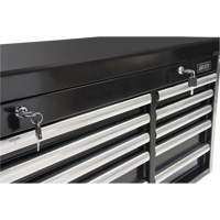 Coffre &agrave; outils industriel, 41" la, 10 tiroirs, Noir Helyx Safety & Industrial Supplies