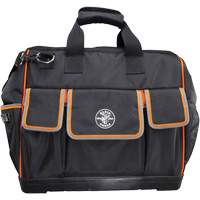 Sac &agrave; outils avec grande ouverture Tradesman Pro, Nylon balistique, 42 pochettes, Noir Helyx Safety & Industrial Supplies