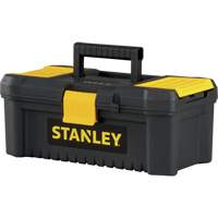 Essential&reg; Tool Box with Tray, 12-1/2" W x 7-3/8" D x 5-1/8" H, Black/Yellow Helyx Safety & Industrial Supplies