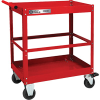 Chariot utilitaire robuste s&eacute;rie PRO+, 2 tiers, 30-1/5" x 38-1/3" x 19-1/2" Helyx Safety & Industrial Supplies