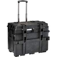 Coffre &agrave; outils militaire mobile avec tiroirs, 8 tiroirs, 22-4/5" la x 15" p x 18" h, Noir Helyx Safety & Industrial Supplies