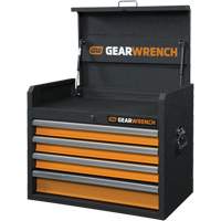 Coffre &agrave; outils de s&eacute;rie GSX, 26" la, 4 tiroirs, Noir/Orange Helyx Safety & Industrial Supplies