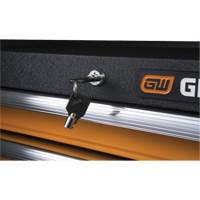Coffre &agrave; outils de s&eacute;rie GSX, 26" la, 4 tiroirs, Noir/Orange Helyx Safety & Industrial Supplies
