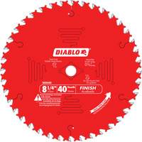 Contractor Saw Blades - Finishing Saw Blades, 8-1/4", 40 Teeth, Wood Use Helyx Safety & Industrial Supplies