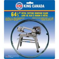 General Purpose Band Saw Blade, Bi-Metal, 64-1/2" L x 1/2" W x 0.025" Thick, 10 TPI Helyx Safety & Industrial Supplies