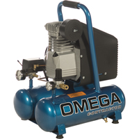 Compresseurs portatifs s&eacute;rie pour entrepreneurs - Lubrification &agrave; l'huile, entraînement direct, &eacute;lectrique, 3,3 gal. (4 gal. US), 125 PSI, 115/1 V Helyx Safety & Industrial Supplies