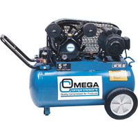 Compresseurs d'air s&eacute;rie professionnelle, &eacute;lectrique, 16,6 gal. (20 gal. US), 135 PSI, 115/1 V Helyx Safety & Industrial Supplies