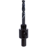Mandrin pour scie-cloche &agrave; tige triangulaire, 9/16" - 1-3/16", 3/8" Tige Helyx Safety & Industrial Supplies